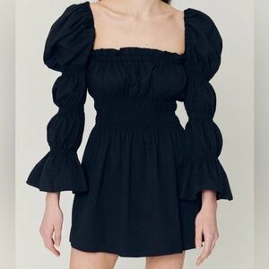 NWT storets Clare Balloon Sleeve Mini Dress